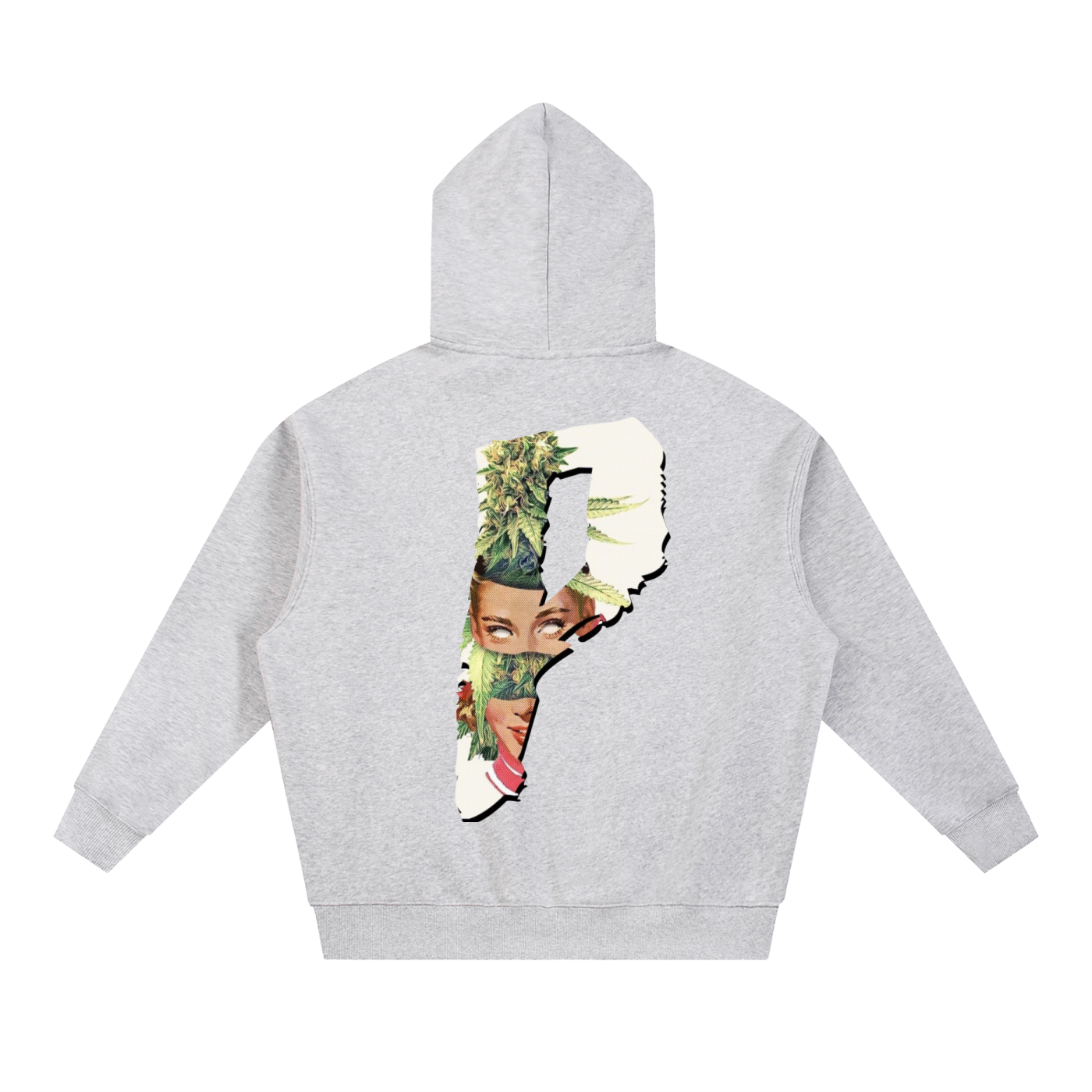 PlayasCrud “Mary J” Oversized  Fit Fleece Hoodie